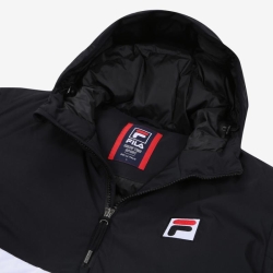 Fila Snow Time Ski-down Anorak - Miesten Untuvatakit - Mustat | FI-78537